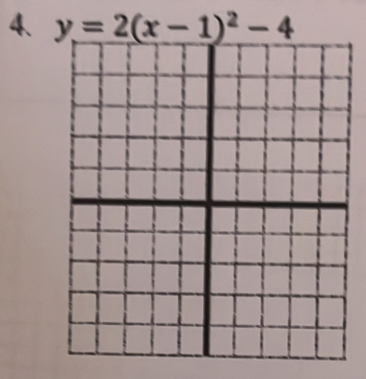 y=2(x-1)^2-4