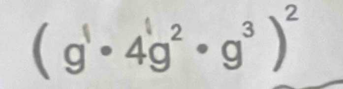 ( g' = 4g² - g³ )°