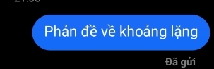 Phản đề về khoảng lặng 
Đã gửi