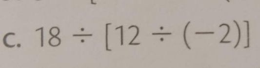 18/ [12/ (-2)]