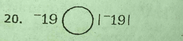 ^-19□ |^-19|