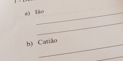 Ião 
_ 
b) Catião 
_