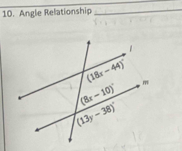 Angle Relationship
_