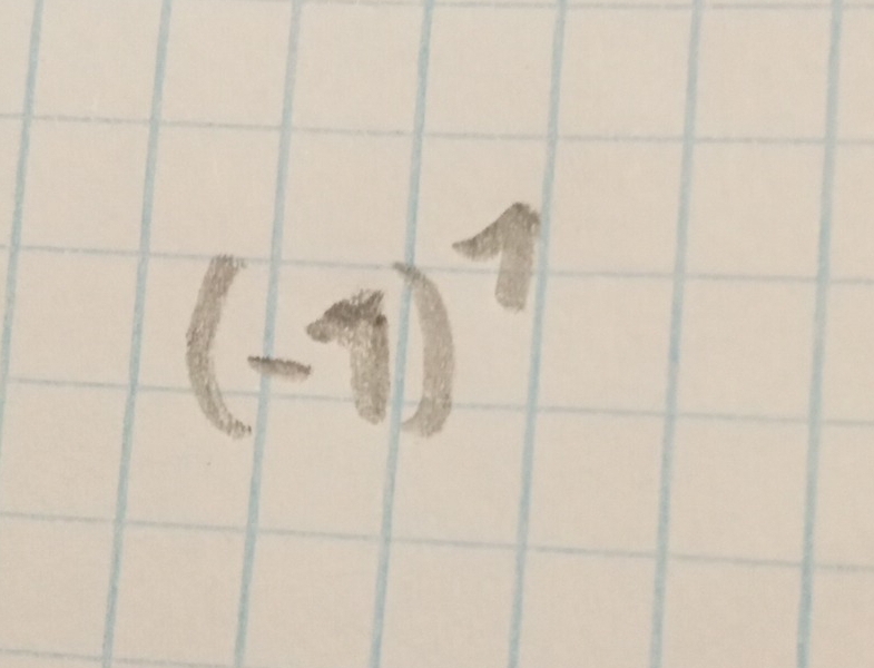 (-1)^1