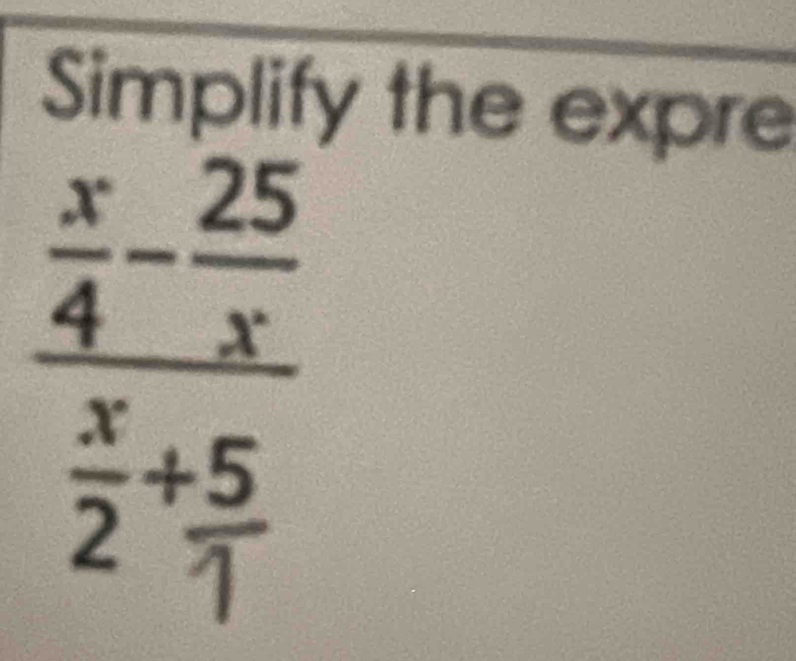 Solved: Simplify the expre ;., [Math]
