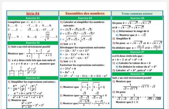  (6^4* 27^4)/3^7* 12^2 =3^9* 2^2 3) Montrer que