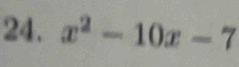 x^2-10x-7