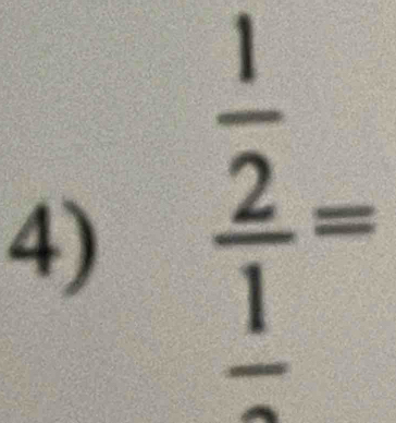 frac  1/2 frac 1=