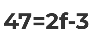 47=2f-3