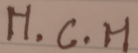 C. H