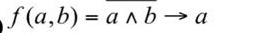 f(a,b)=awedge bto a