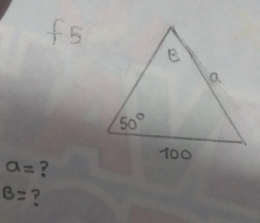 f5
a= ?
B= ?