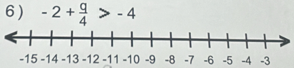 -2+ q/4 >-4
-3