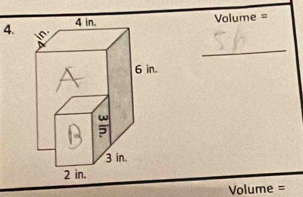 Volume =
4. 
_
Volume =