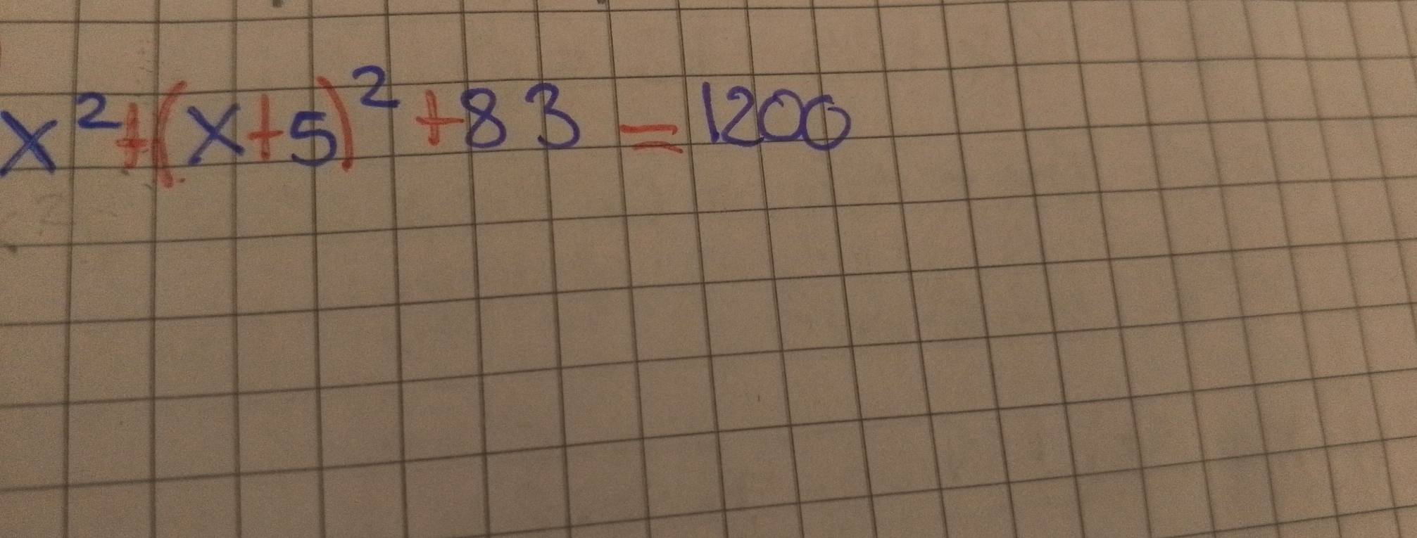 x^2+(x+5)^2+83=1200