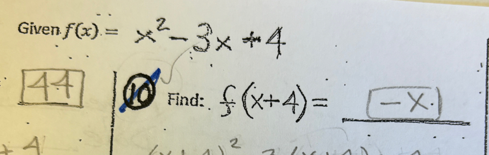 Given f(x)=
Find: 
□  
_