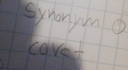 synonymo 
coved