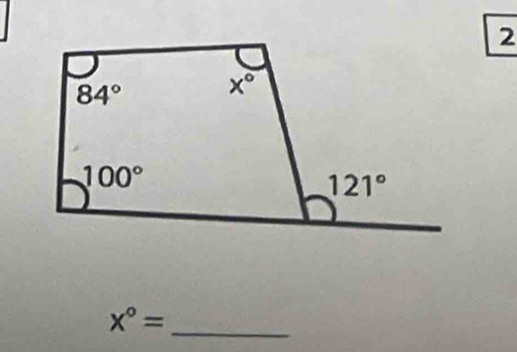 2
x°= _