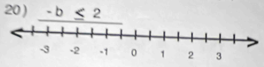 20 ) ^ -b≤ 2