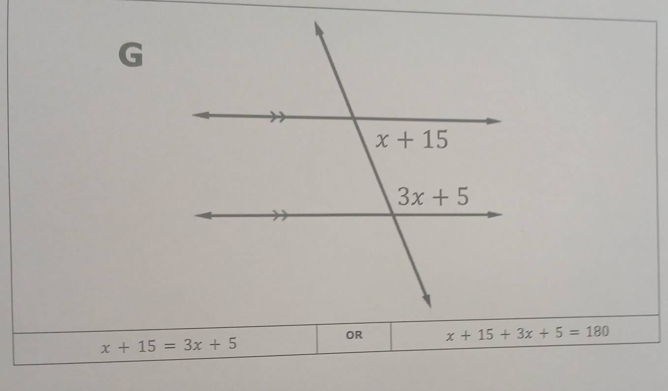 x+15=3x+5
OR