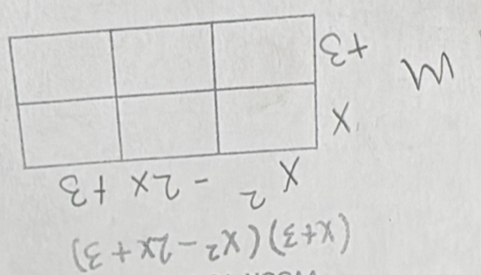 (x+3)(x^2-2x+3)
x^2-2x+3
M +