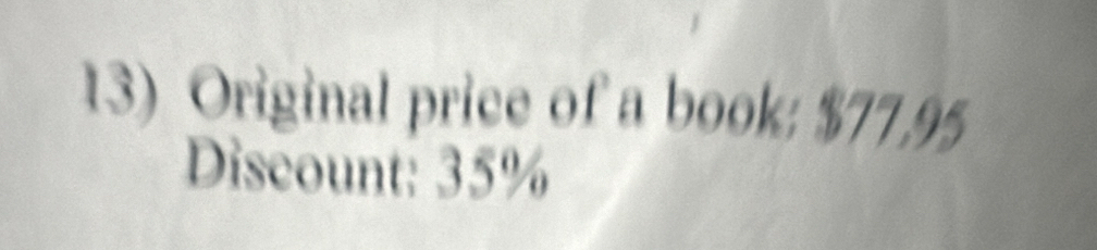 Original price of a book: $77,95
Discount: 35%