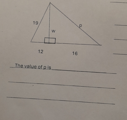 The value of p is 
_ 
_