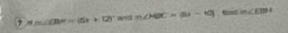 m∠ EB)
10°=(5x+1Q)^circ 