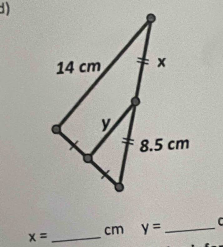 cm y= _
C
x= _