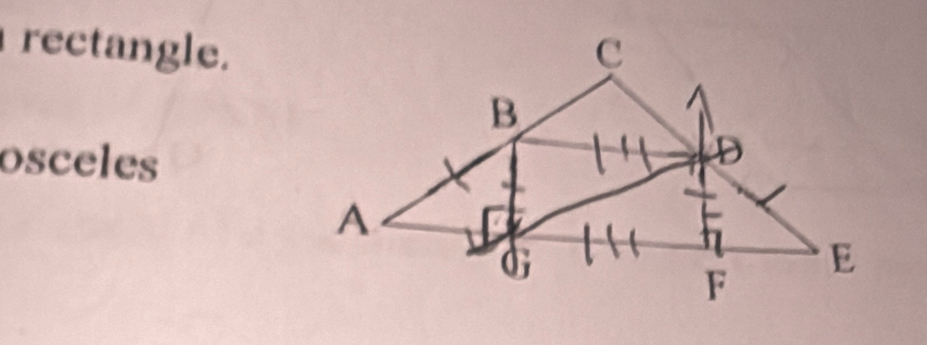 rectangle. 
osceles
