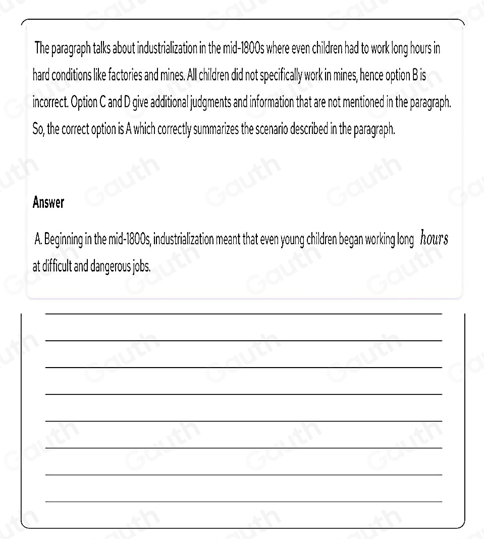 Solved: Read the following paragraph and answer the question that ...