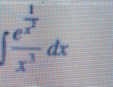 ∈t frac e^(frac 1)x^2x^(-3)dx