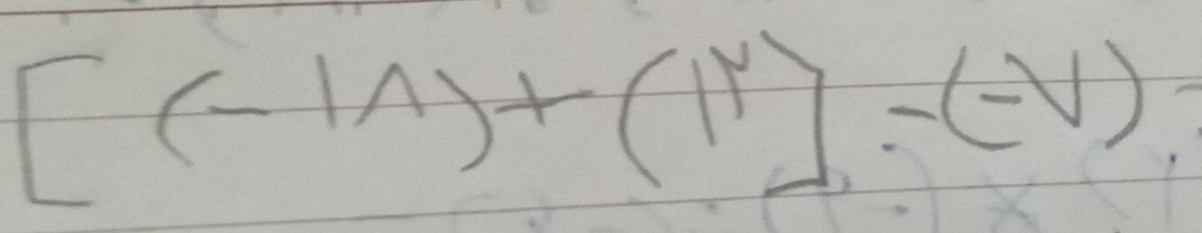 [(-1wedge )+(1wedge )-(-V)