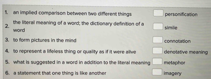 Solved: an implied comparison between two different things ...