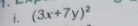 (3x+7y)^2