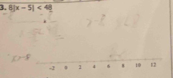 8|x-5|<48</tex>