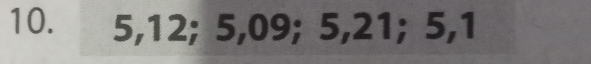 5, 12; 5, 09; 5, 21; 5, 1