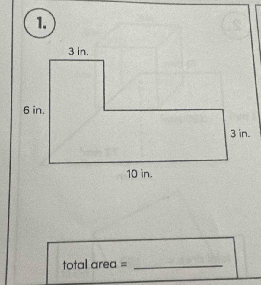 total are a= _