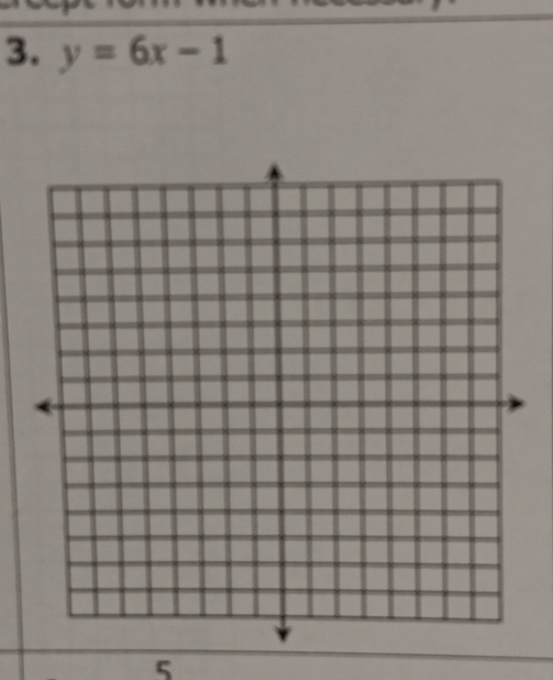 y=6x-1
5