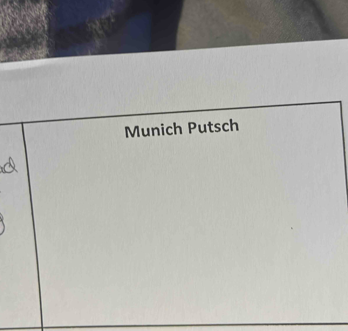 Munich Putsch