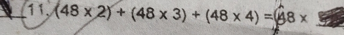 (48* 2)+(48* 3)+(48* 4)=(48*