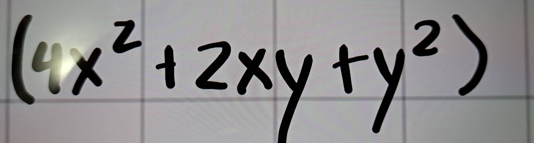 (4x^2+2xy+y^2)