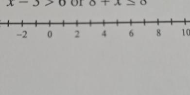 x-3>0 or 0+lambda ≥ 0
10