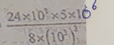 frac 24* 10^3* 5* 10^28* (10^3)^3