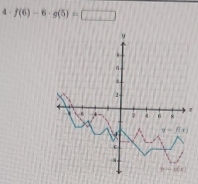 f(6)-6· g(5)=□ 