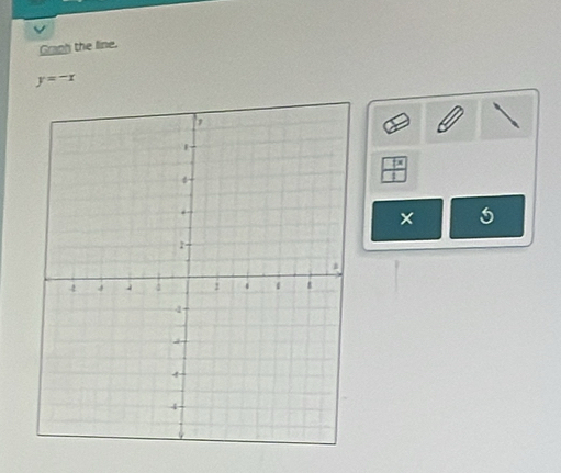 Graph the line.
y=-x
×