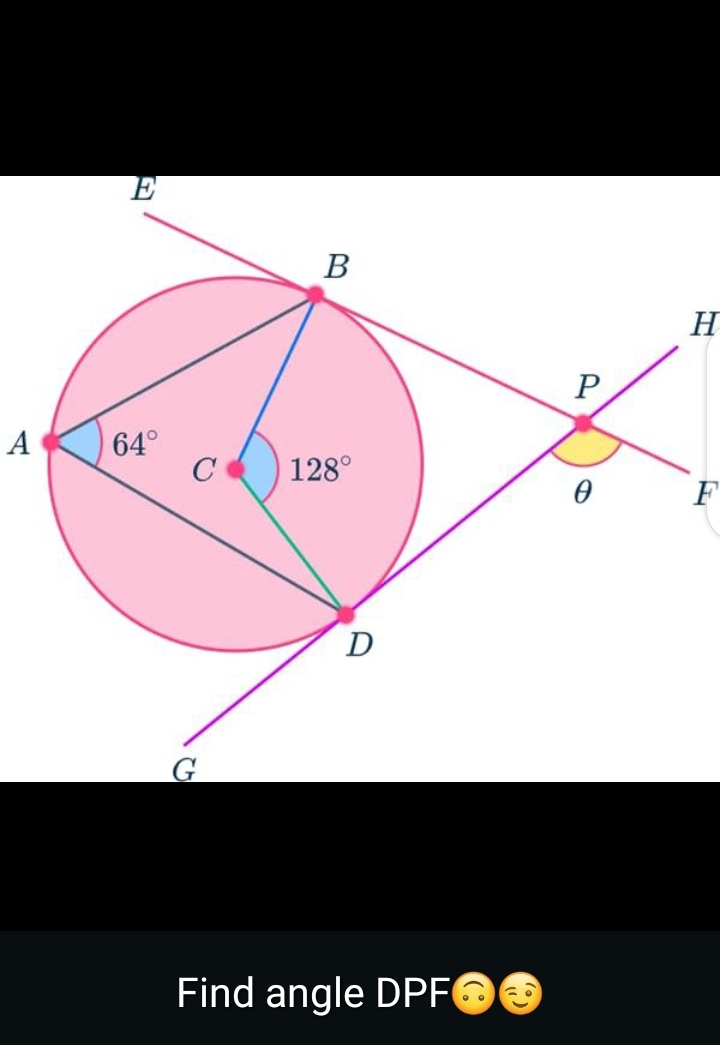 A
F
Find angle DPF