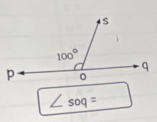 ∠ soq=