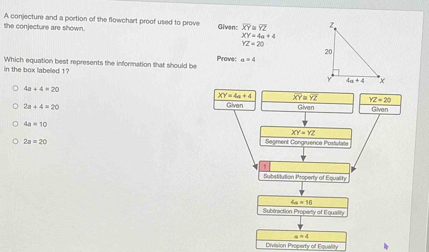 Solved: A conjecture and a portion of the flowchart proof used to prove ...