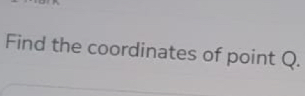 Find the coordinates of point Q.